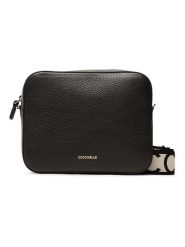 COCCINELLE Skórzana torebka w kolorze czarnym - 22 x 17 x 6 cm rozmiar: onesize. Czarne torby na ramię Coccinelle, bez wzorów, z materiału, na ramię, bez dodatków. Za 528.34 zł.