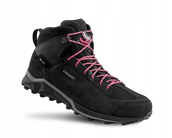 Buty trekkingowe Crispi Attiva BP GTX. Czarne trekkingi Crispi, z materiału, trekkingowe. Za 1,500.00 zł.