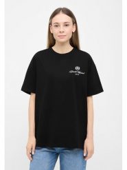 Bench Koszulka "Taja" w kolorze czarnym rozmiar: 42. Czarne bluzki Bench, bez wzorów, z bawełny, bez kołnierzyka, bez ramiączek. Za 87.81 zł.