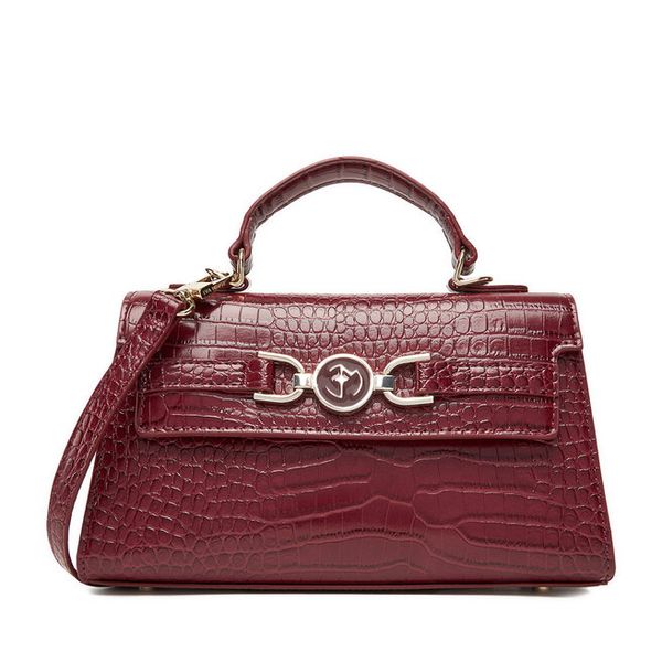 Torebka Eva Minge. Czerwone torebki klasyczne Eva Minge, bez wzorów, bez dodatków. Za 209.99 zł.