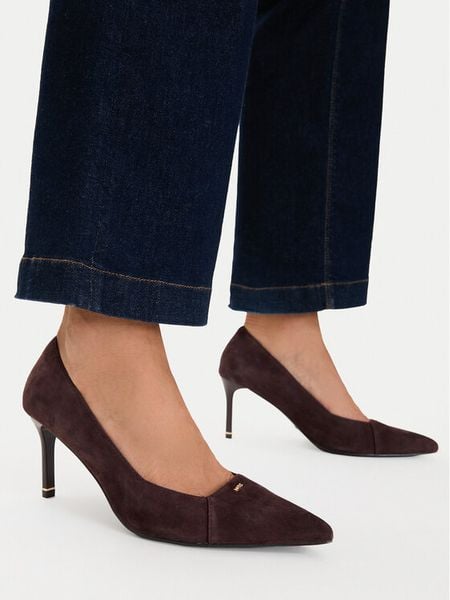 MEXX Szpilki EO-WS1313-02 Brązowy. Brązowe szpilki Mexx, bez wzorów, ze skóry, bez obcasa, na szpilce, bez zapięcia. Za 329.99 zł.