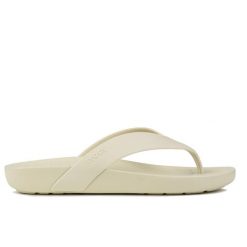 Japonki klapki damskie sportowe Crocs SPLASH FLIP. Brązowe klapki Crocs, bez wzorów, bez obcasa. W wyprzedaży za 149.00 zł.