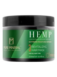 PURE MINERAL Maska "Hemp" do włosów - 350 ml rozmiar: onesize. Odżywki do włosów PURE MINERAL. Za 61.60 zł.