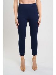 Marks & Spencer Legginsy w kolorze granatowym rozmiar: 36. Niebieskie legginsy Marks & Spencer, bez wzorów, z podwyższonym stanem. Za 83.42 zł.