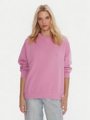 Quiksilver Bluza Essential Crew EQWFT03190 Fioletowy Standard Fit. Fioletowe bluzy Quiksilver, s, bez wzorów, z bawełny, bez kaptura. Za 299.99 zł.