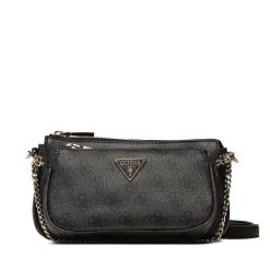 Torebka Guess. Czarne listonoszki Guess, z aplikacjami, bez dodatków. Za 289.99 zł.