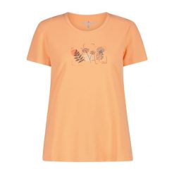 Koszulka damska turystyczna CMP 38T6656. Brązowe bluzki CMP, xs, bez wzorów, sportowe, bez kołnierzyka, bez ramiączek. Za 143.50 zł.