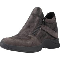 Buty GEOX D ARMONICA B Szary. Szare trekkingi Geox, ze skóry, trekkingowe. Za 321.99 zł.
