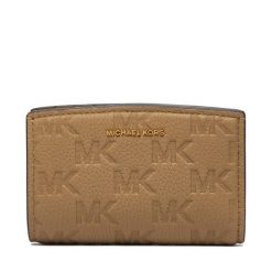 Portfel MICHAEL Michael Kors. Brązowe portfele MICHAEL Michael Kors, bez wzorów. Za 549.99 zł.