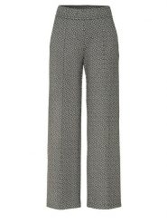 Rosner Spodnie "Rosner" w kolorze czarno-kremowym rozmiar: 42/L32. Brązowe spodnie materiałowe Rosner, na co dzień, l, bez wzorów, z materiału, z podwyższonym stanem. Za 196.24 zł.