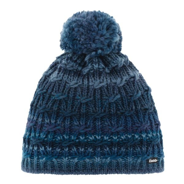 Czapka Eisbar Anka Pompon MÜ. Niebieskie czapki Eisbar, bez wzorów, z wełny. Za 269.90 zł.