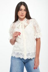 Koszula damska koronkowa TWINSET. Koszule Twinset Milano, bez wzorów, z koronki, bez kołnierzyka, bez ramiączek. Za 909.00 zł.