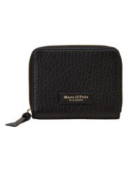 Marc O´Polo Skórzany portfel w kolorze czarnym - 11 x 13 x 3 cm rozmiar: onesize. Czarne portfele bez wzorów, z materiału. Za 139.95 zł.