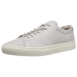 Buty do chodzenia damskie Lacoste L.12.12. Szare trekkingi Lacoste, z gumy, trekkingowe. Za 497.00 zł.