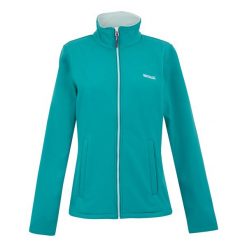 Kurtka Damska Softshell Spacer Connie V. Niebieskie kurtki sportowe Regatta, s, bez wzorów, z softshellu, bez kaptura, trekkingowe. Za 94.99 zł.