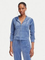 Juicy Couture Bluza Madison JCWAS225306 Niebieski Slim Fit. Niebieskie bluzy Juicy Couture, s, bez wzorów, z syntetyku, bez kaptura. Za 407.99 zł.