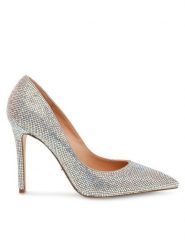 Steve Madden Szpilki Evelyn-R Pump SM11002840-02003-06K Srebrny. Szare szpilki Steve Madden, bez wzorów, z materiału, bez obcasa, na szpilce, bez zapięcia. Za 499.99 zł.
