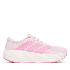 Buty do biegania adidas. Czerwone obuwie sportowe Adidas, bez zapięcia, do biegania. Za 239.99 zł.