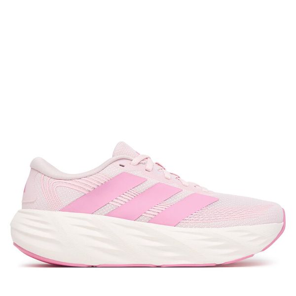 Buty do biegania adidas. Czerwone obuwie sportowe Adidas, bez zapięcia, do biegania. Za 239.99 zł.