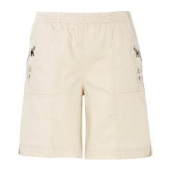 Soyaconcept Szorty Akila Sand female beżowy/żółty S (38). Brązowe szorty Soyaconcept, bez wzorów, z gumy. Za 89.00 zł.