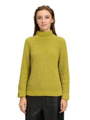 CARTOON Sweter w kolorze zielonym rozmiar: 46. Zielone swetry Cartoon, bez wzorów, bez ramiączek. Za 113.90 zł.