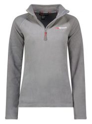 Geographical Norway Bluza polarowa w kolorze szarym rozmiar: S. Szare bluzy Geographical Norway, s, bez wzorów, z polaru, bez kaptura. Za 58.14 zł.