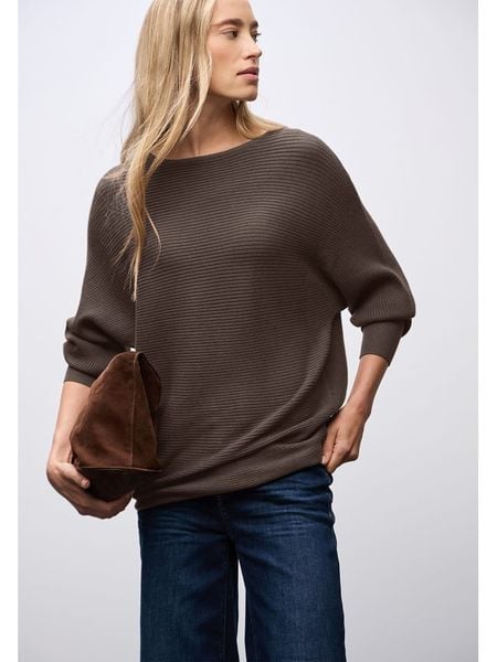 Cecil Sweter w kolorze ciemnobrązowym rozmiar: 38. Brązowe swetry Cecil, bez wzorów, ze splotem, bez ramiączek. Za 127.05 zł.