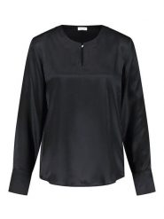 Gerry Weber Bluzka w kolorze granatowym rozmiar: 36. Niebieskie bluzki Gerry Weber, bez wzorów, bez kołnierzyka, bez ramiączek. Za 96.83 zł.
