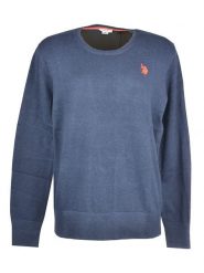 U.S. Polo Assn. Sweter w kolorze granatowym rozmiar: M. Niebieskie swetry U.S. Polo Assn., m, bez wzorów, z bawełny, bez ramiączek. Za 167.28 zł.