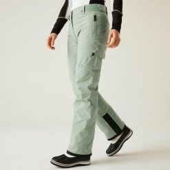 Damskie spodnie narciarskie Ice Ski. Zielone spodnie narciarskie Dare 2b, bez wzorów, z tkaniny, narciarskie. W wyprzedaży za 287.99 zł.