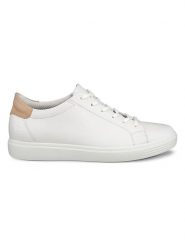 Ecco Skórzane sneakersy "Classic" w kolorze białym rozmiar: 36. Białe trampki ecco, bez wzorów, ze skóry, bez zapięcia. Za 354.45 zł.