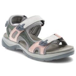 Sandały damskie McKeylor, cholewka ze skóry naturalnej regulowane paski na rzepy płaska podeszwa, szare, 95416. Szare sandały McKeylor, bez wzorów, ze skóry, bez obcasa, na płaskiej podeszwie, bez zapięcia. Za 159.00 zł.