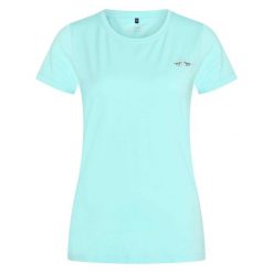 Koszulka damska HV Polo Classic. Niebieskie koszulki sportowe HV POLO, bez wzorów, bez ramiączek. Za 221.00 zł.