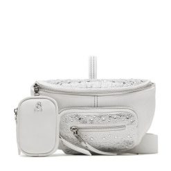 Saszetka nerka Steve Madden. Białe torebki klasyczne Steve Madden, bez wzorów, bez dodatków. Za 469.99 zł.