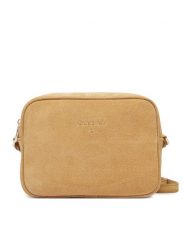 Patrizia Pepe Torebka 8B8985/L152-B880 Beżowy. Brązowe torebki klasyczne Patrizia Pepe, bez wzorów, ze skóry, bez dodatków. Za 729.99 zł.