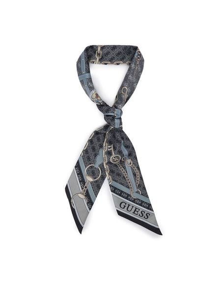 Guess Apaszka AW5681 POL03 Szary. Szare rękawiczki Guess, z aplikacjami, z poliesteru. Za 114.99 zł.