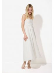 More & More Sukienka w kolorze białym rozmiar: 36. Białe sukienki More & More, z aplikacjami, bez kołnierzyka, bez ramiączek, maxi. Za 194.95 zł.