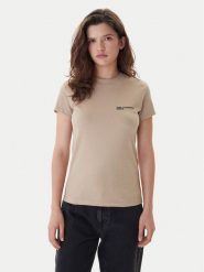 Karl Lagerfeld Jeans T-Shirt A1W17004 Zielony Slim Fit. Zielone t-shirty Karl Lagerfeld Jeans, s, bez wzorów, z bawełny, bez kołnierzyka, bez ramiączek. Za 219.99 zł.