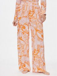 Melissa Odabash Spodnie materiałowe Olivia CR Pomarańczowy Relaxed Fit. Brązowe spodnie materiałowe Melissa Odabash, m, bez wzorów, z materiału. Za 679.99 zł.