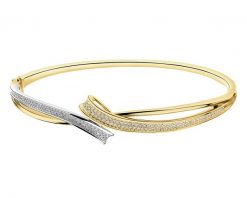Bransoletka z żółtego złota z diamentami - 0,44 ct - próba 585. Żółte bransoletki Apart, z diamentem, złote. Za 16,590.00 zł.