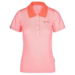 Funkcjonalna koszulka polo damska Kilpi COLLAR-W. Czerwone koszulki polo Kilpi, m, bez wzorów, bez kołnierzyka, bez ramiączek. Za 112.21 zł.