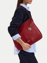 MEXX Torebka CEO-MEXX-L-009-10 Czerwony. Czerwone torebki klasyczne Mexx, bez wzorów, ze skóry, bez dodatków. Za 179.99 zł.