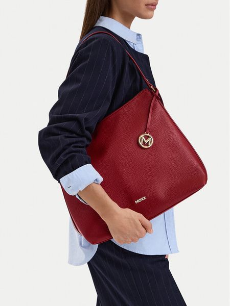 MEXX Torebka CEO-MEXX-L-009-10 Czerwony. Czerwone torebki klasyczne Mexx, bez wzorów, ze skóry, bez dodatków. Za 179.99 zł.