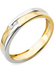 Diamant Exquis Złoty pierścionek z diamentami rozmiar: 56. Szare pierścionki Diamant Exquis, z diamentem, złote. Za 1,493.53 zł.