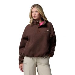 Damska bluza Columbia Helvetia II Cropped 2092231258. Brązowe bluzy Columbia, m, bez wzorów, bez kaptura. Za 368.91 zł.