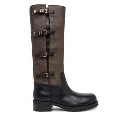 Kozaki MICHAEL Michael Kors. Czarne kozaki MICHAEL Michael Kors, bez obcasa, na płaskiej podeszwie, bez zapięcia. Za 1,579.00 zł.