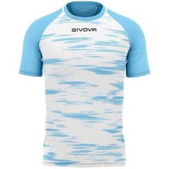 Koszulka Sportowa Givova Pixel 2XL - Oddychająca i Lekka. Białe koszulki sportowe Givova, bez wzorów, bez ramiączek, do piłki nożnej. Za 140.99 zł.