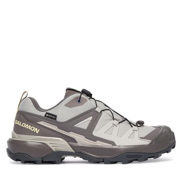 Trekkingi Salomon. Brązowe trekkingi Salomon, z gore-texu, trekkingowe. Za 629.99 zł.