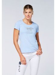 Polo Sylt Koszulka w kolorze błękitnym rozmiar: XL. Niebieskie koszulki polo Polo Sylt, xl, bez wzorów, z bawełny, bez kołnierzyka, bez ramiączek. Za 153.45 zł.