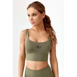 Stanik top sportowy treningowy szybkoschnący Rough Radical Sports Bra Hamptons. Zielone bielizna sportowa ROUGH RADICAL, l, bez wzorów. W wyprzedaży za 110.41 zł.